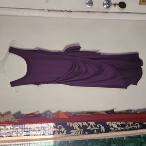 NWOT. Women Sleeveless Wrap Hi Lo dress.  Size XL